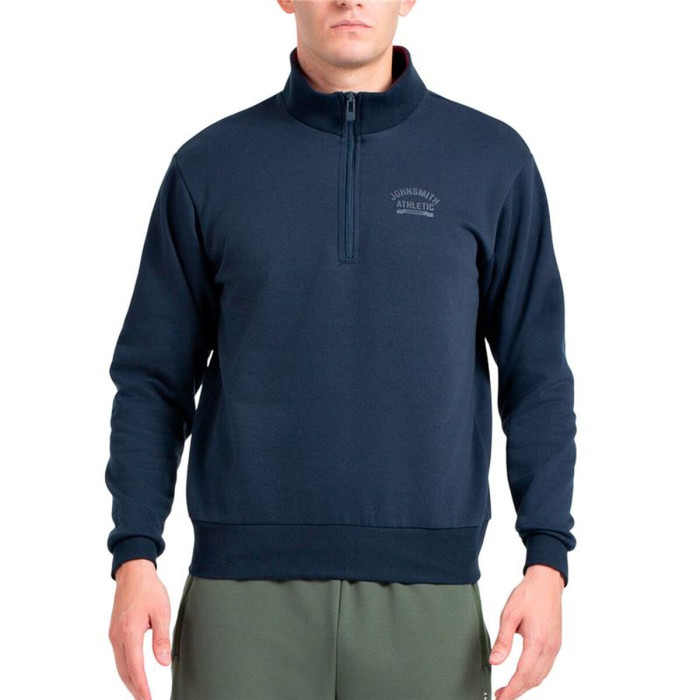 Men’s Sweatshirt without Hood John Smith Fulu 004 Blue Navy Blue