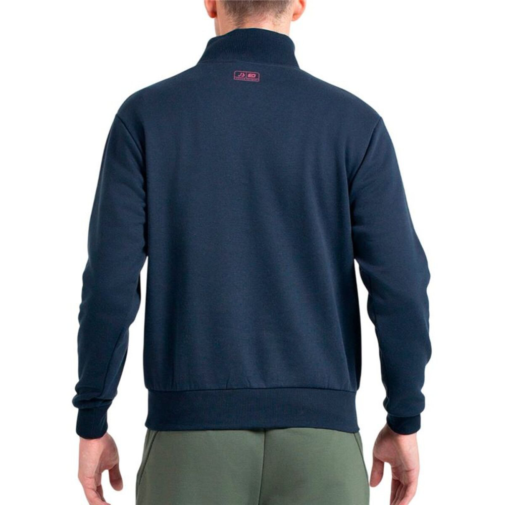Men’s Sweatshirt without Hood John Smith Fulu 004 Blue Navy Blue