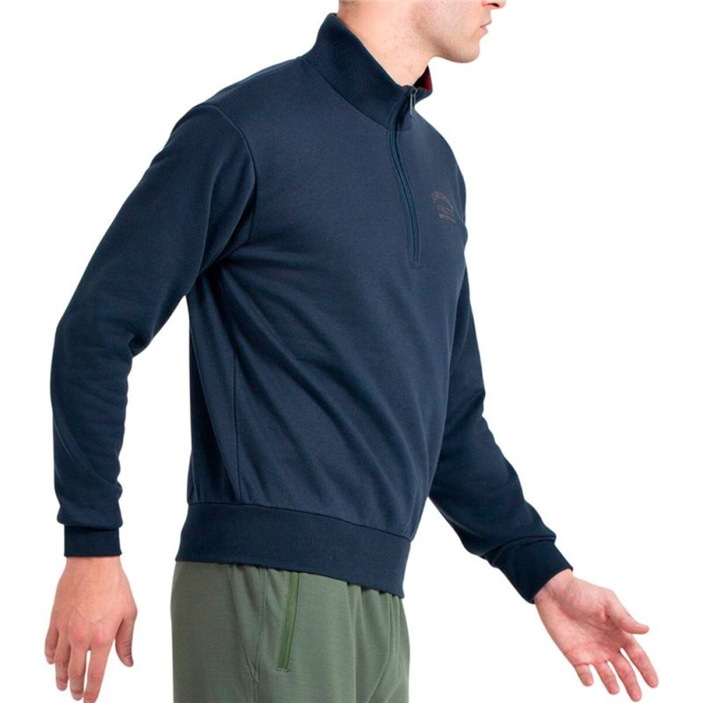 Men’s Sweatshirt without Hood John Smith Fulu 004 Blue Navy Blue