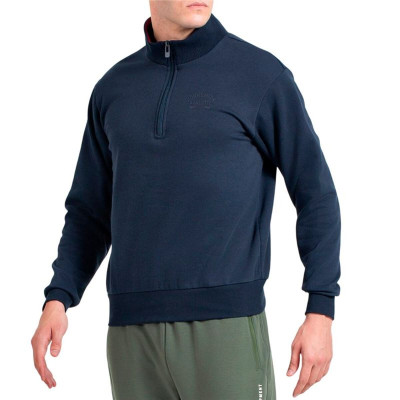 Men’s Sweatshirt without Hood John Smith Fulu 004 Blue Navy Blue