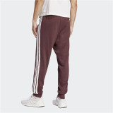 Long Sports Trousers Adidas 3 Bandas Burgundy Men