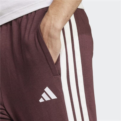 Long Sports Trousers Adidas 3 Bandas Burgundy Men