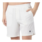 Men's Sports Shorts Wilson Team Short 7" White 7" Padel