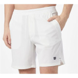 Men's Sports Shorts Wilson Team Short 7" White 7" Padel