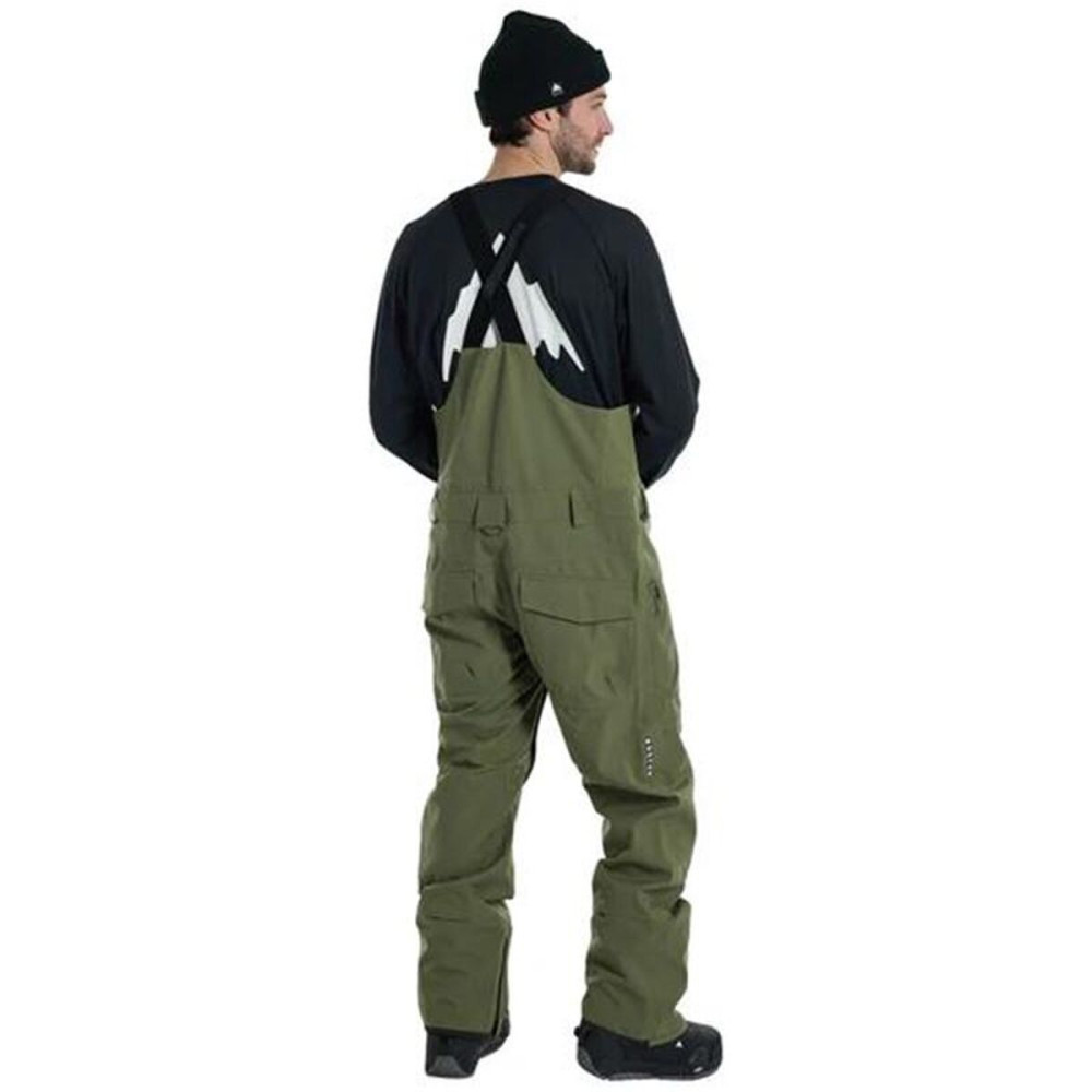 Ski Trousers Burton Reserve Bib Green Men