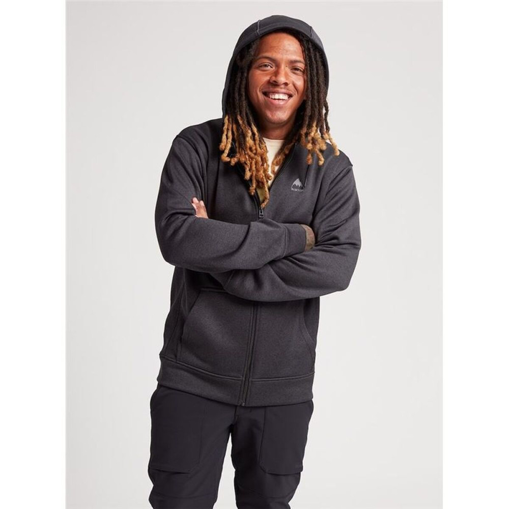Men’s Hoodie Burton Oak Full-Zip Black