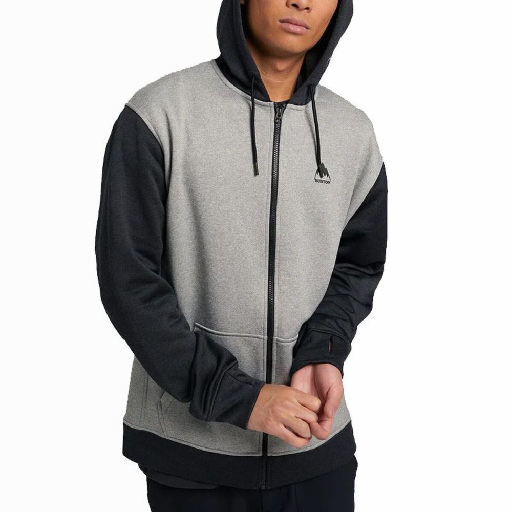 Men’s Hoodie Burton Oak Full-Zip Black