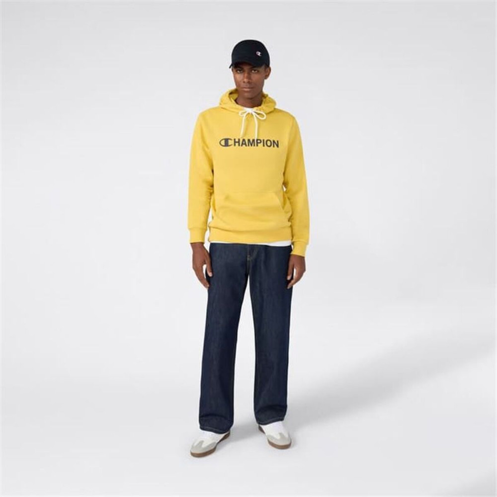 Men’s Hoodie Champion Graphic Shop Yellow