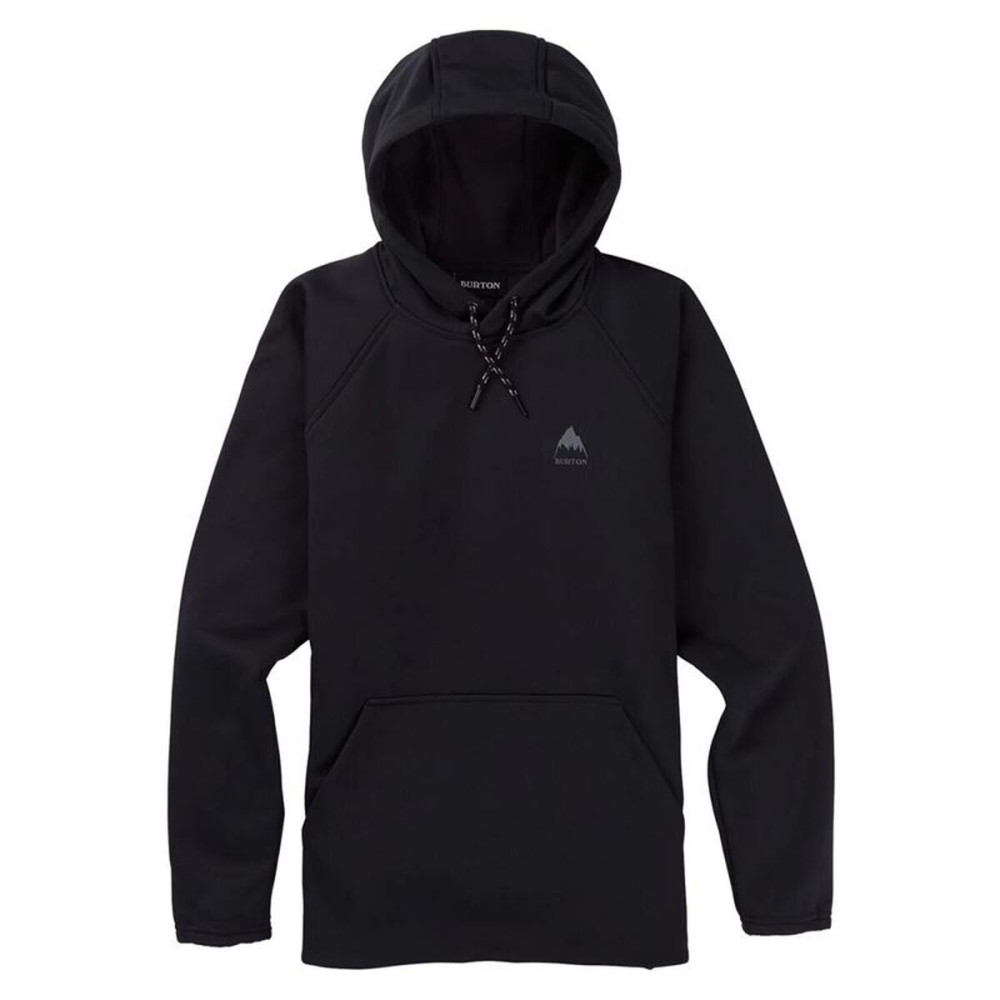 Men’s Hoodie Burton Crown Weatherproof Pullover Fleece Black