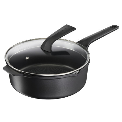 Casserole with lid Tefal E2493344 Black 2 Pieces