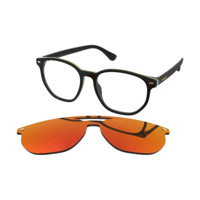 Men' Spectacle frame Havaianas UBATUBACS807U Black Red Ø 51 mm