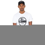 Men’s Short Sleeve T-Shirt New Era  Essential Visor Sticker White