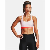 Sports Bra Under Armour Mid Crossback Pink