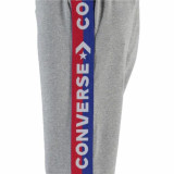 Sports Leggings for Children Converse Wordmark Taping Dark grey