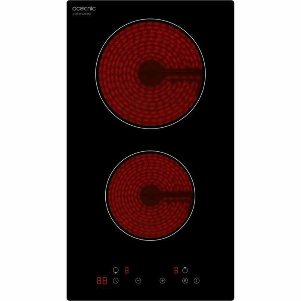 Glass-Ceramic Hob Oceanic TV2ZSE9 29 cm 2900 W