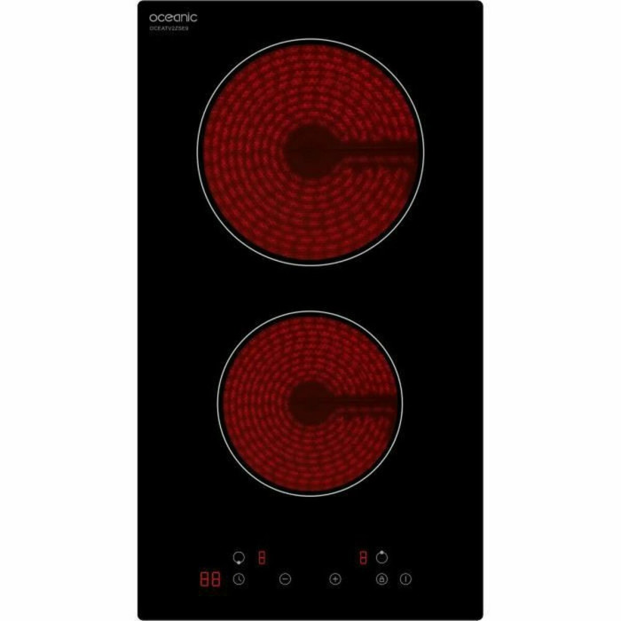 Glass-Ceramic Hob Oceanic TV2ZSE9 29 cm 2900 W