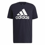 Men’s Short Sleeve T-Shirt  Essentials Big Logo  Adidas Legend Ink  Blue