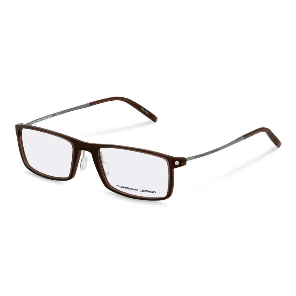 Men' Spectacle frame Porsche Design P8384D55 Brown Black Ø 55 mm