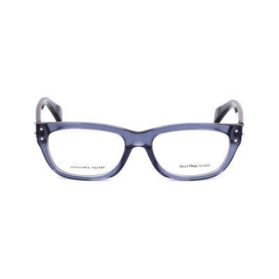 Unisex' Spectacle frame Alexander McQueen AMQ4223BMP Blue Ø 52 mm