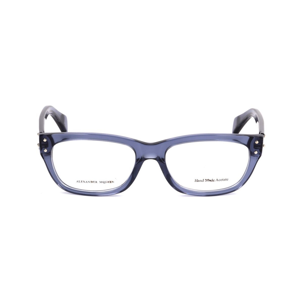 Unisex' Spectacle frame Alexander McQueen AMQ4223BMP Blue Ø 52 mm