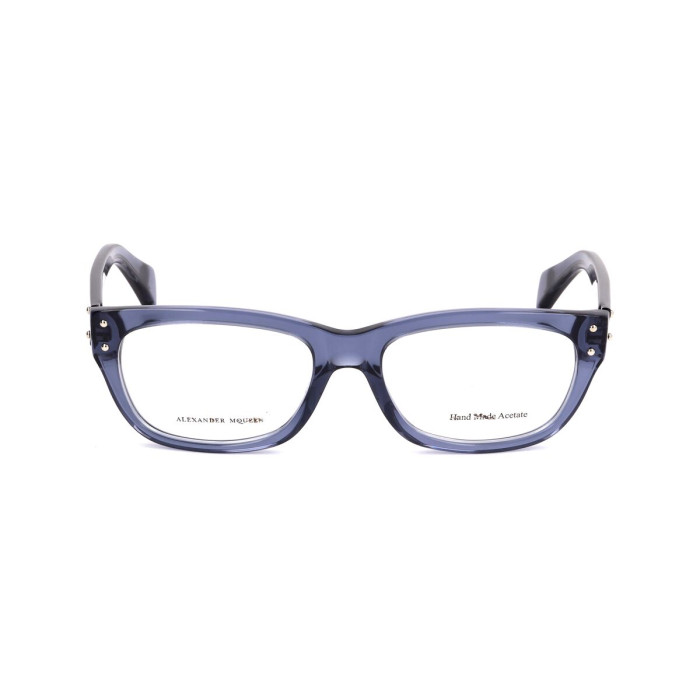 Unisex' Spectacle frame Alexander McQueen AMQ4223BMP Blue Ø 52 mm
