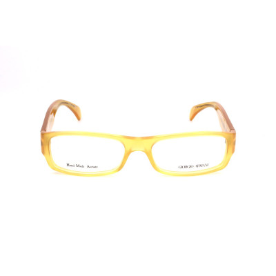 Men' Spectacle frame Armani GA806PD9 Yellow Ø 53 mm