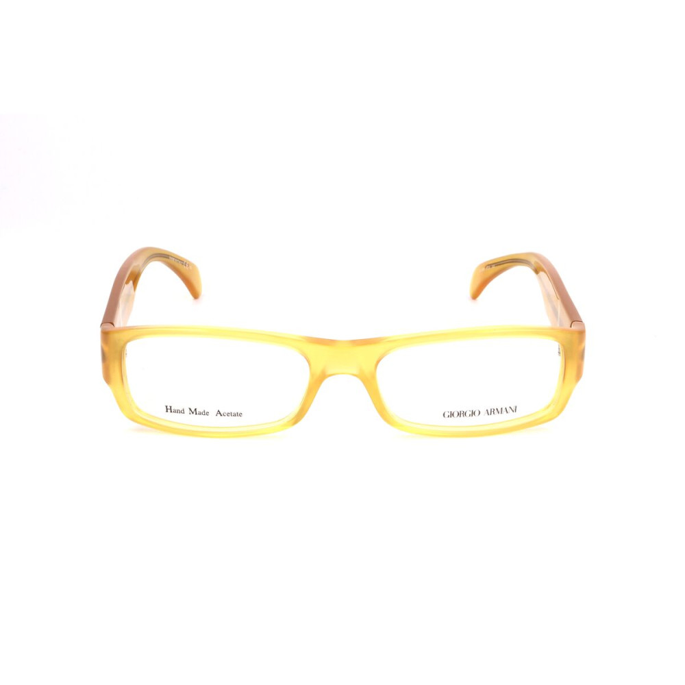 Men' Spectacle frame Armani GA806PD9 Yellow Ø 53 mm
