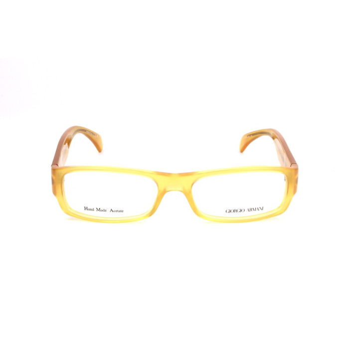 Men' Spectacle frame Armani GA806PD9 Yellow Ø 53 mm