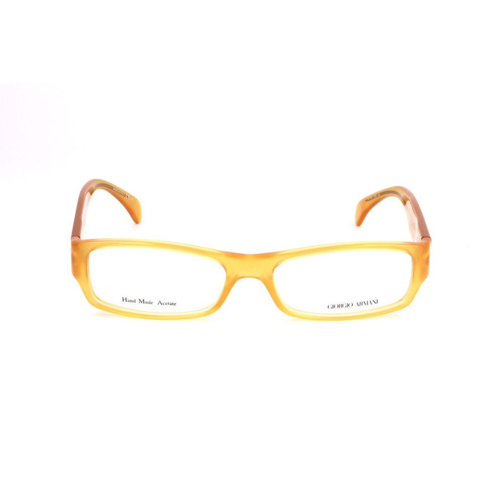 Men' Spectacle frame Armani GA806PD955 Yellow Ø 55 mm