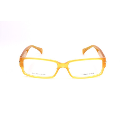 Men' Spectacle frame Armani GA713PD955 Yellow Ø 55 mm