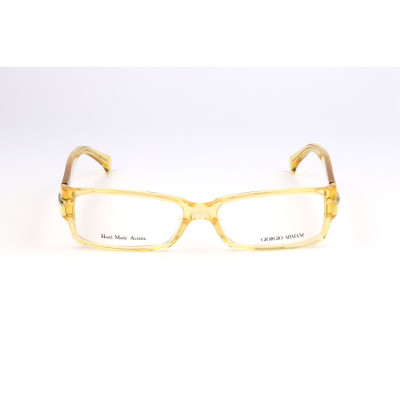 Men' Spectacle frame Armani GA713FRF Yellow Ø 53 mm