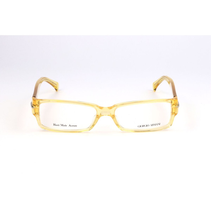 Men' Spectacle frame Armani GA713FRF Yellow Ø 53 mm