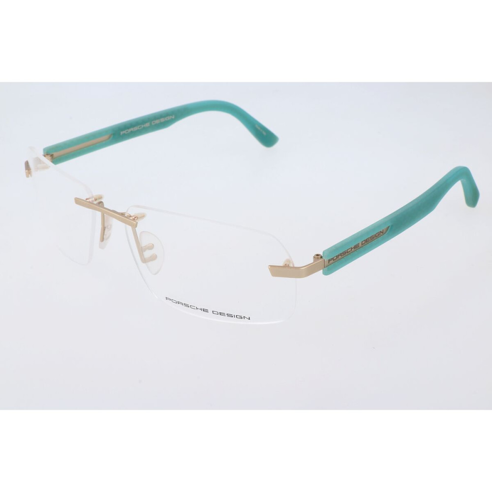 Men' Spectacle frame Porsche Design P8233E Golden ø 60 mm