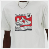 Short-sleeve Sports T-shirt New Balance MT41593 SST White (S)