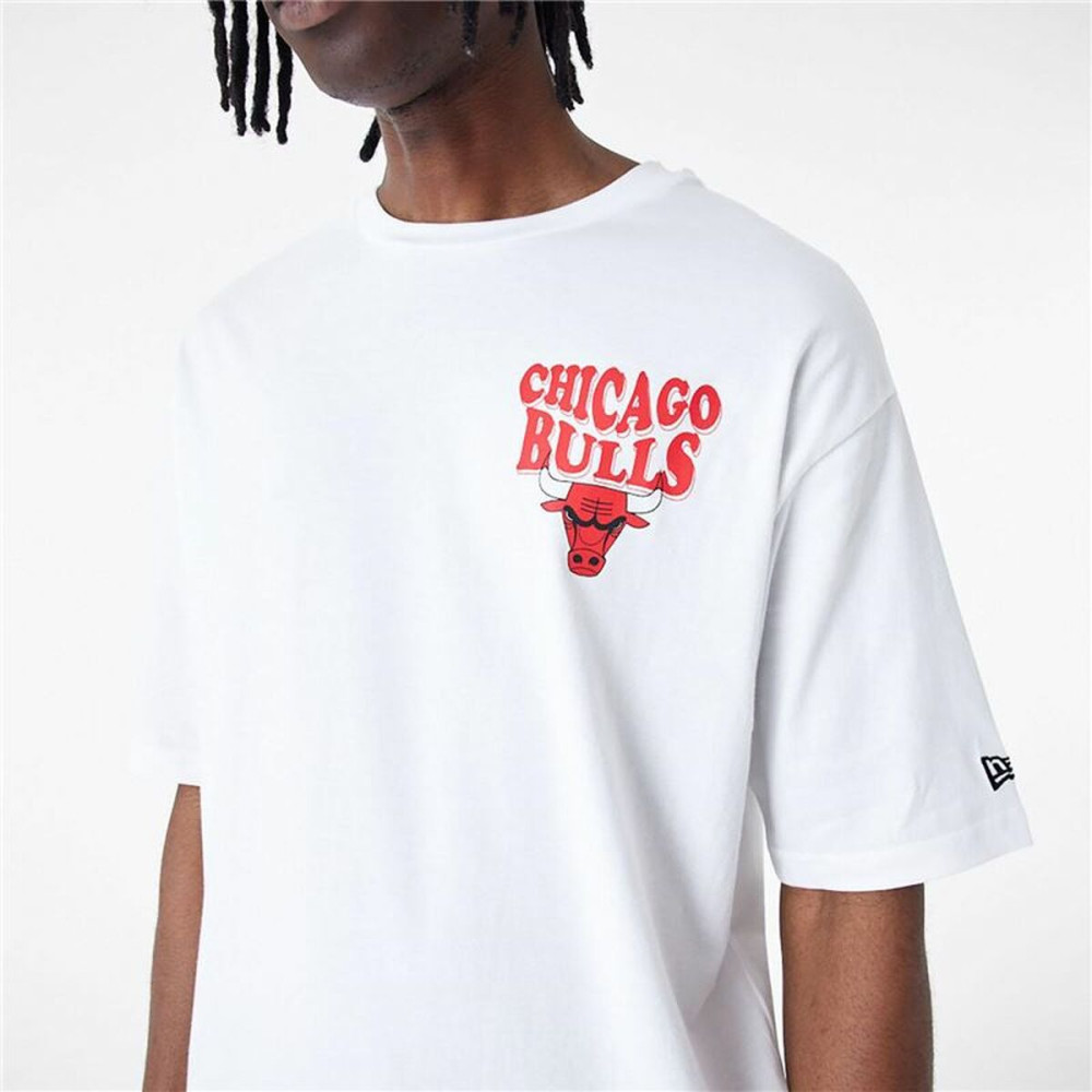 Men’s Short Sleeve T-Shirt New Era  SCRIPT OS TEE CHIBUL 60435518 White (L)