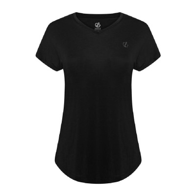 Women’s Short Sleeve T-Shirt Dare 2b Agleam Black