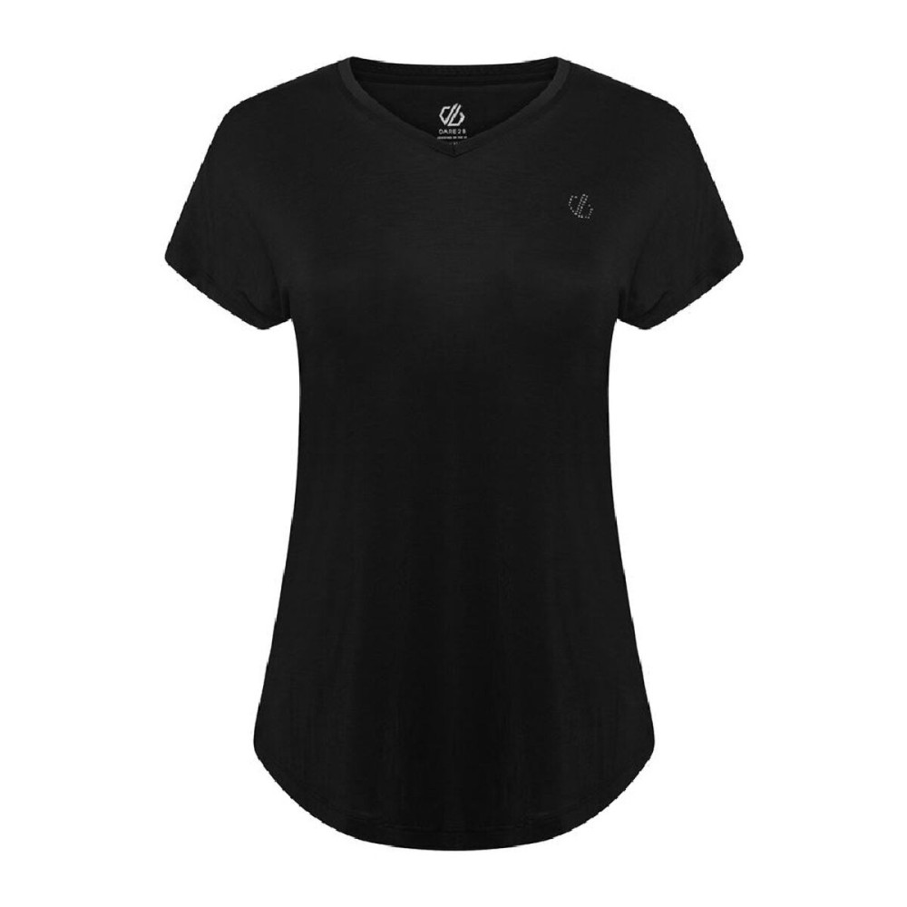 Women’s Short Sleeve T-Shirt Dare 2b Agleam Black