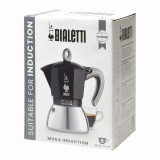 Italian Coffee Pot Beurer BIALETTI NEW MOKA 6 Cups Black Metal Aluminium
