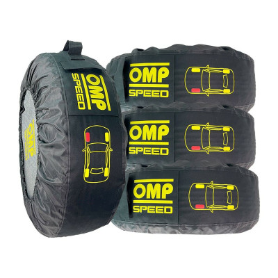 Set of tyre covers OMP Speed 4 Pieces