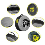 Set of tyre covers OMP Speed 4 Pieces
