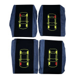 Set of tyre covers OMP Speed 4 Pieces