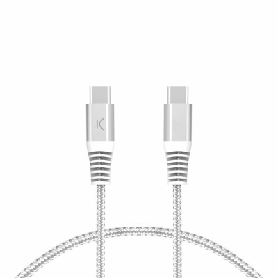 USB-C to USB-C Cable KSIX White