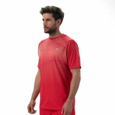 Men’s Short Sleeve T-Shirt Drop Shot Benara Orange Padel