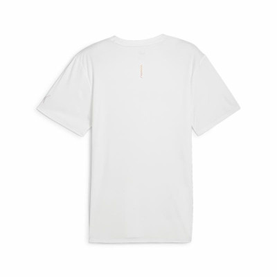 Short-sleeve Sports T-shirt Puma Run Favorites Forever Faster White