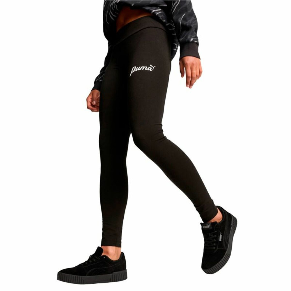 Sport leggings for Women Puma Essentials + Script Black