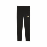 Sports Leggings for Children Puma Essentials+ Script Metallic Black