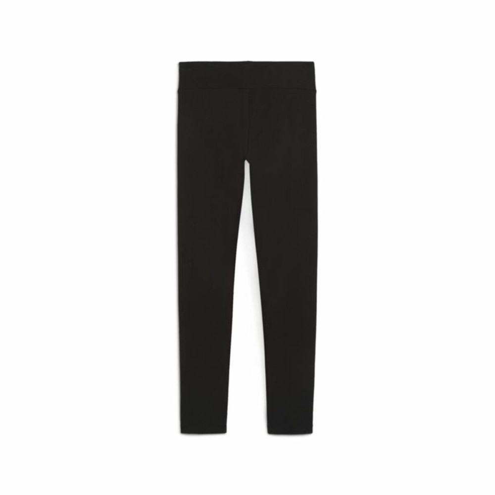 Sports Leggings for Children Puma Essentials+ Script Metallic Black
