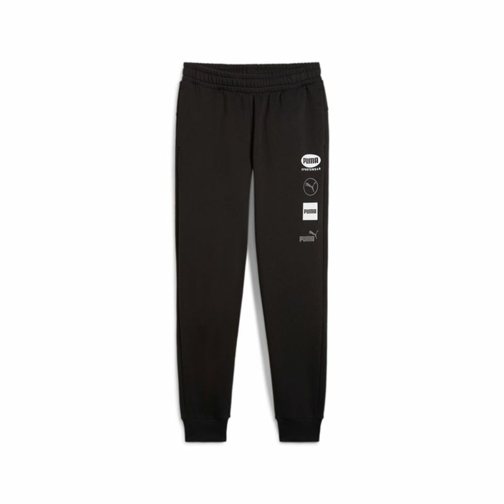 Adult's Tracksuit Bottoms Puma Power Graphic Black Men