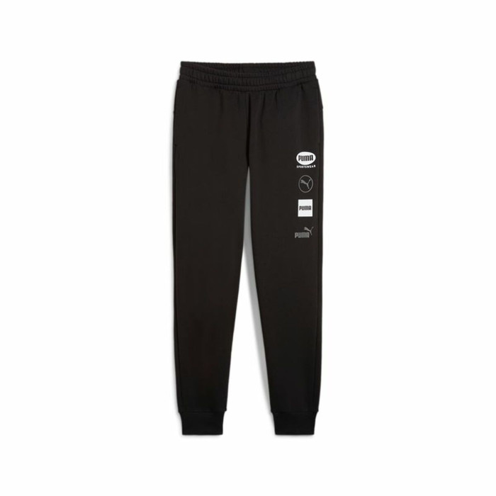 Adult's Tracksuit Bottoms Puma Power Graphic Black Men