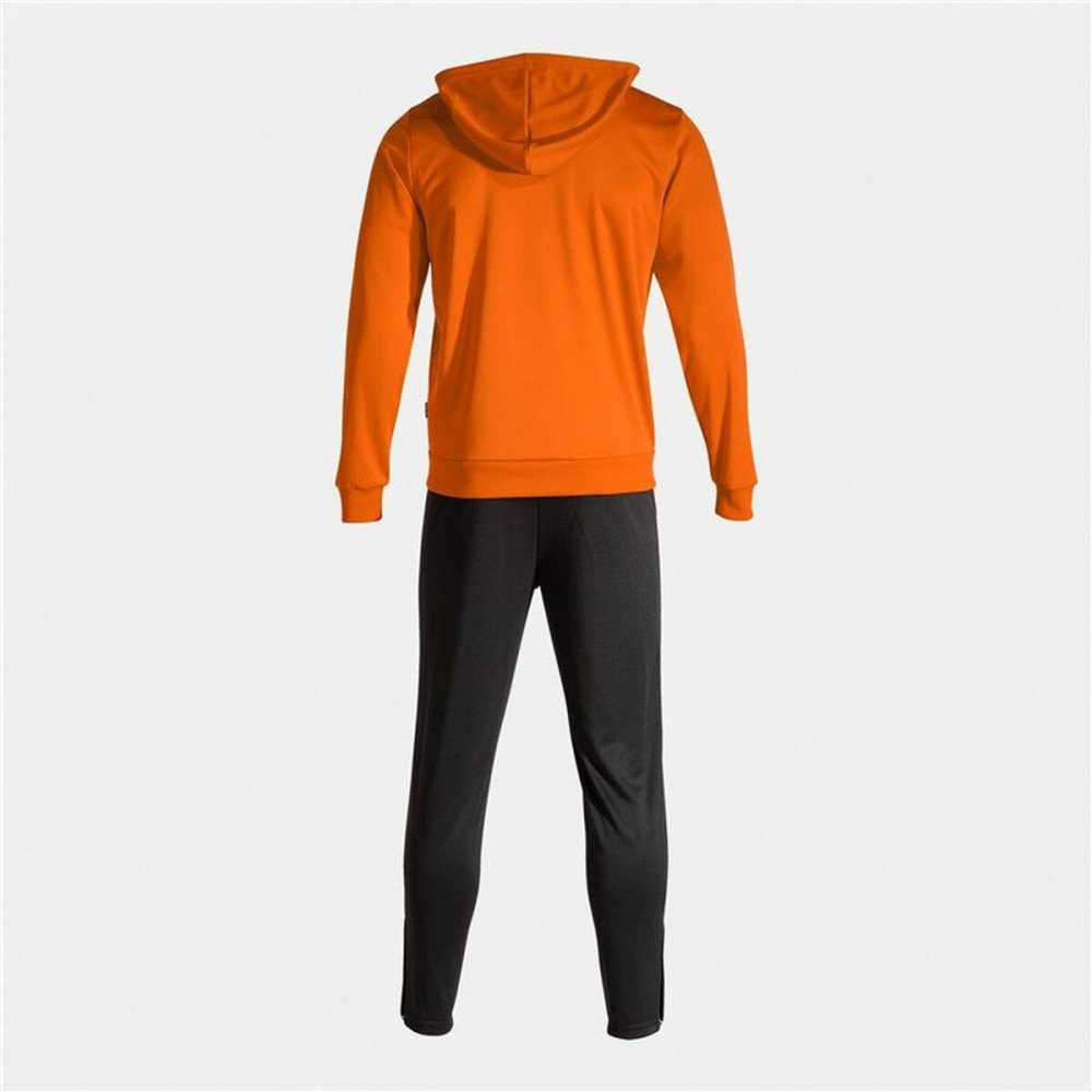 Tracksuit for Adults Joma Sport PhoenIX II Black Children's Men 2 Pieces